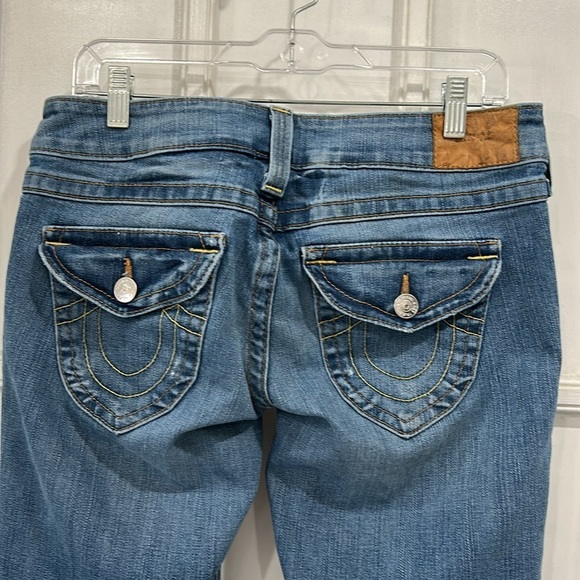 True Religion Joey Low Flare Jeans - Size 31 - Picture 3 of 10